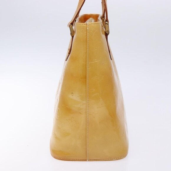 LOUIS VUITTON Monogram Vernis Houston Hand Bag Beige - Picture 4 of 15
